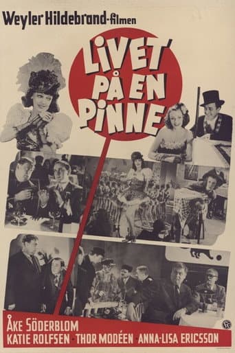 Livet på en pinne poster
