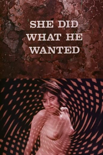 She Did What He Wanted poster