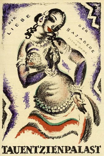 Die Liebe der Bajadere poster