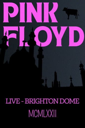 Pink Floyd (Live at Brighton Dome) 1972 poster