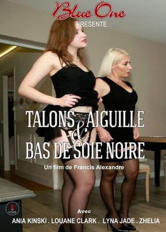 Talons aiguille et bas de soie noire poster