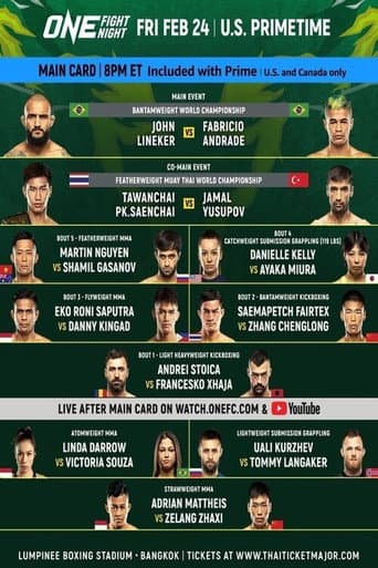 ONE Fight Night 7: Lineker vs. Andrade II poster