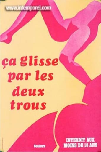 Ça glisse par les deux trous poster