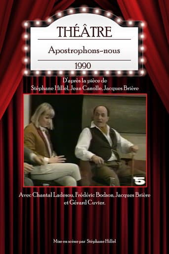 Apostrophons-nous poster