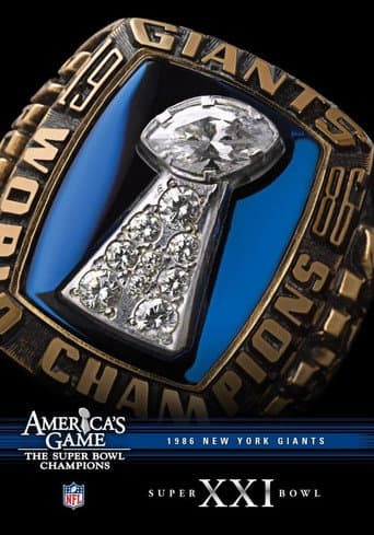 America's Game: 1986 New York Giants poster
