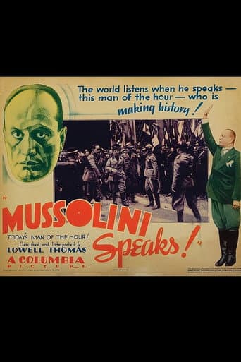 Mussolini Speaks poster