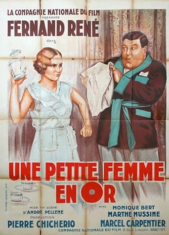 Une petite femme en or poster