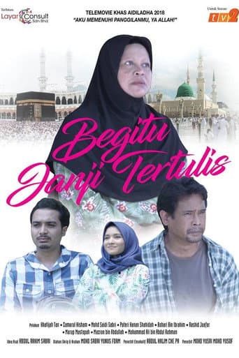 Begitu Janji Tertulis poster