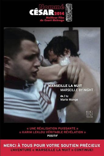 Marseille la nuit poster