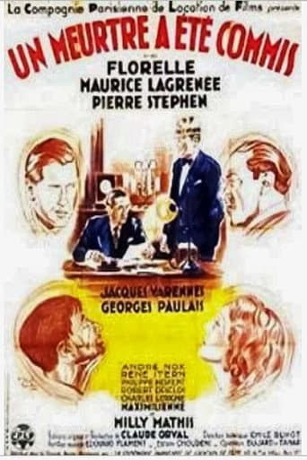 Un meurtre a été commis poster