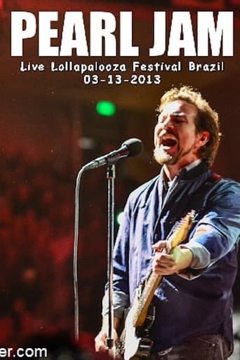 Pearl Jam: Lollapalooza Brazil 2013 poster