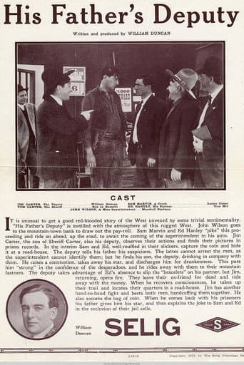 His Father's Deputy poster