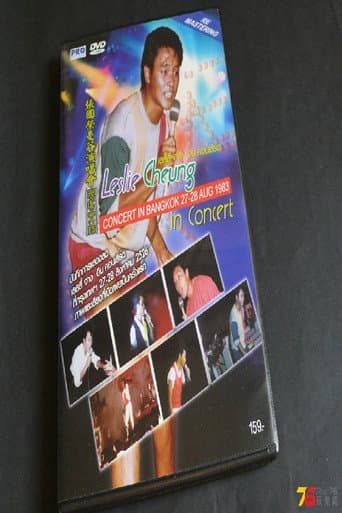 Leslie Cheung Kwok Wing World Tour Bangkok 1983 poster