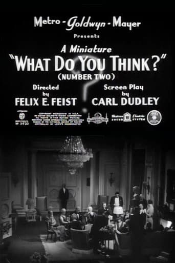 What Do You Think? (Number Two) poster
